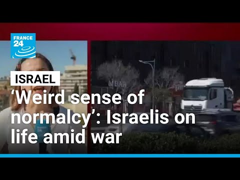 ‘Weird sense of normalcy’: Israelis adapt to daily life during war • FRANCE 24 English