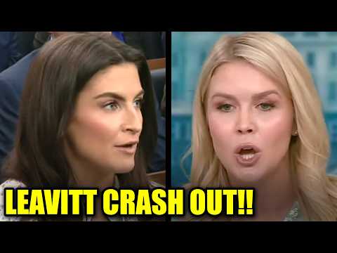 WH Press Sec CRUMBLES when Reporter Corners Her