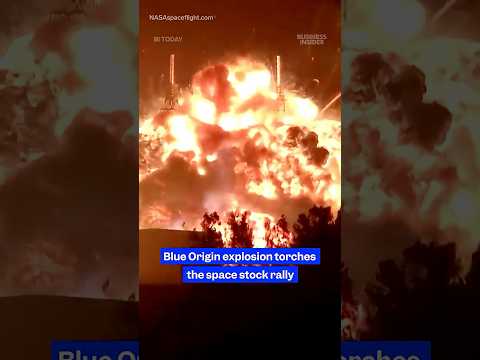 #BlueOrigin rocket explosion causes space #stocks to plunge. #JeffBezos #SpaceX