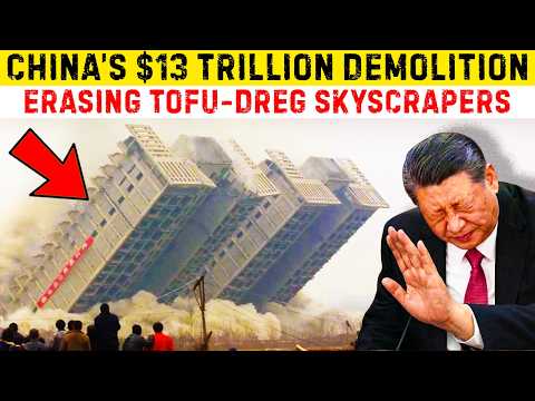 China's DEMOLITION HORROR! Dynamiting Trillions in Tofu-Dreg Ghost Cities vs. 300M Homeless