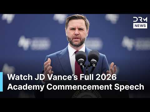 FULL ADDRESS: JD Vance Delivers Powerful Air Force Academy 2026 Commencement Speech on AI & War|AC1N