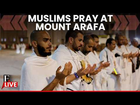 Hajj 2026 LIVE: Muslim Worshippers Mark Holy Arafa Day at Mount Arafat | Near Mecca