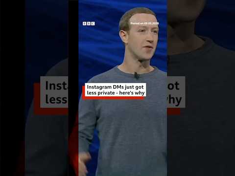 Instagram DMs just got less private - here's why. #Instagram #Privacy #BBCNews