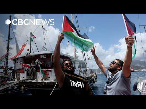Israel storms Gaza-bound aid flotilla in international waters as Trump threatens Iran again