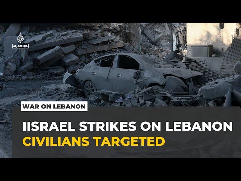Israeli air strike on Nabatieh, Lebanon, kills five after evacuation
