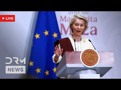 LIVE: EU’s Von Der Leyen Rushes To Lithuania Over Baltic Drone Security Concerns | AC1B
