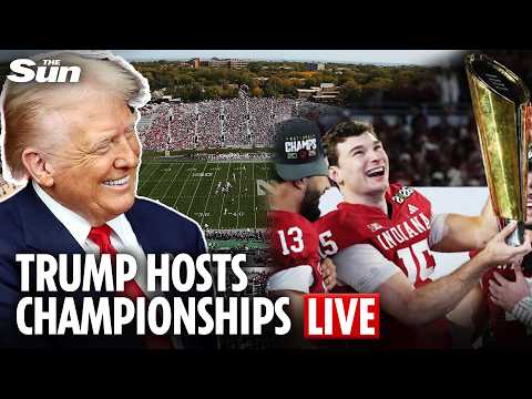 LIVE: President Donald Trump hosts the 2026 National Football Champions at Indiana University