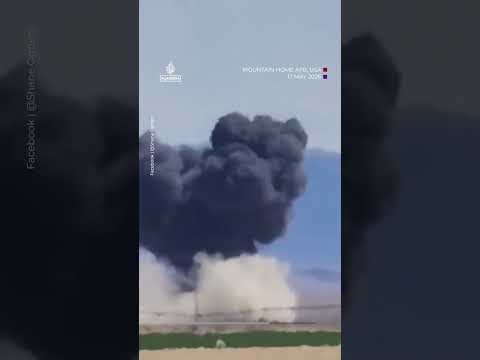 Moment of collision between two Navy jets at Idaho air show | AJ Shorts