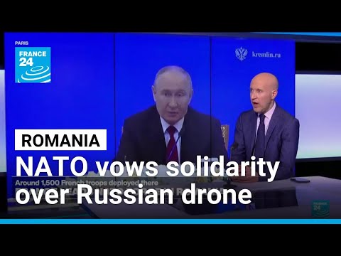 NATO vows'absolute solidarity' with Romania over Russian drone • FRANCE 24 English