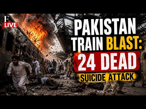 PAKISTAN TRAIN BLAST LIVE | 24 Killed After Suicide Attack Hits Passenger Train Route in Pakistan