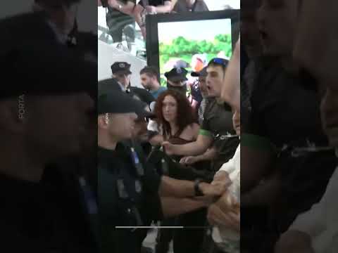 Police beat and detain Gaza flotilla activists at airport | AJ #shorts
