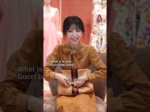 Pursuit Of Jade’s Tian Xiwei at Gucci event in Singapore