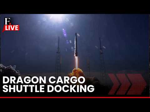 SpaceX Dragon Cargo Craft Docking to International Space Station | LIVE