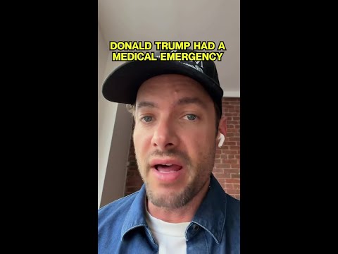 Trump just had a medical emergency