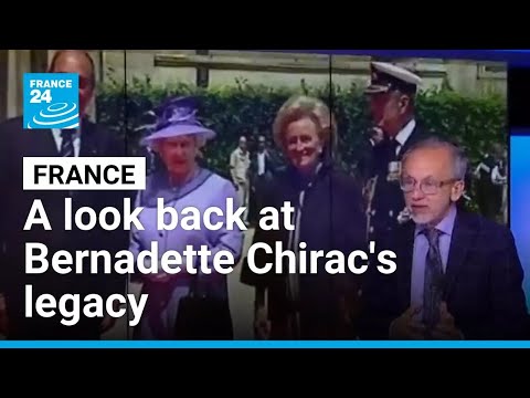 A look back at French former first lady Bernadette Chirac's legacy • FRANCE 24 English