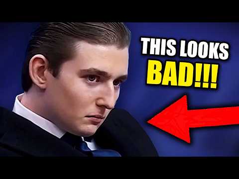 Barron Trump Red-Faced As CREEPY
