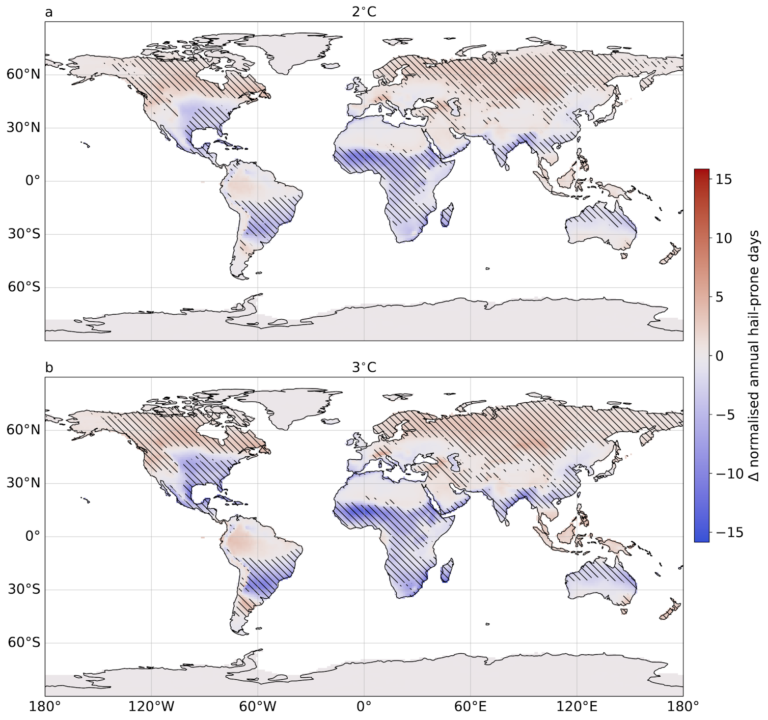 Climate change may shift hailstorms towards Earth’s poles – new study