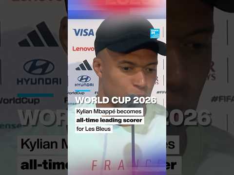 ⚽️ #WorldCup2026: Kylian #Mbappé becomes all-time leading scorer for Les Bleus • FRANCE 24 English