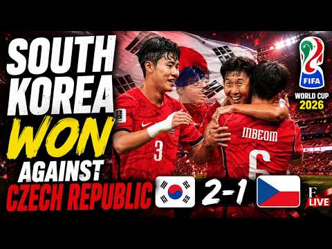 ð´ FIFA WORLD CUP LIVE: SOUTH KOREA TAKE DOWN CZECH REPUBLIC | SOUTH KOREA LEADS ! FIFA World Cup