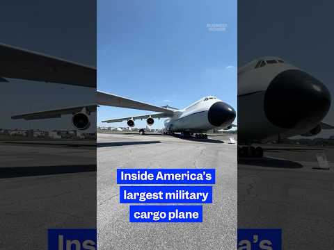 Here's a look inside the only #C5Galaxy #plane on public display in the world. #militaryaircraft