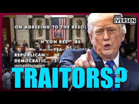 House Limits Trump's War Power, He Calls Them Traitors