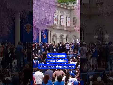 How much does a Knicks championship parade actually cost? ðð° #Knicks #NBA #NYC #parade