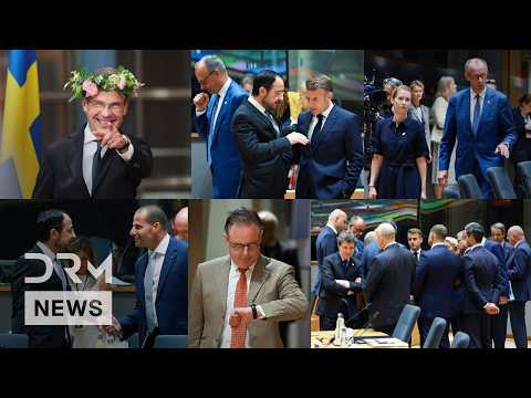 INSIDE VIDEO: Macron, Merz, Meloni, and Other EU Leaders Arrive for Day 2 Brussels Summit | AC1B