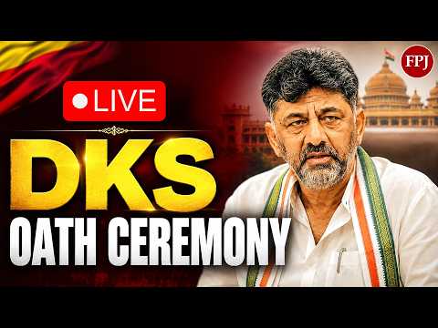 LIVE: DK Shivakumar Swearing-In Ceremony | DKS Takes Oath As Karnataka Chief Minister