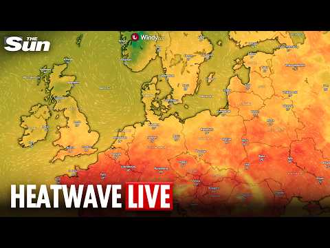 LIVE: Extreme heat dome map tracks rising temperatures across Europe