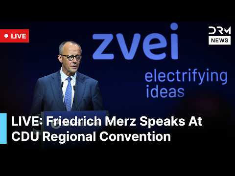 LIVE: Friedrich Merz Speaks At CDU Regional Convention | DRM News | AC1F