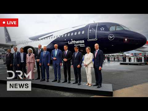 LIVE: German Chancellor Merz Opens International Aerospace Exhibition ILA at BER Airport | AC1G
