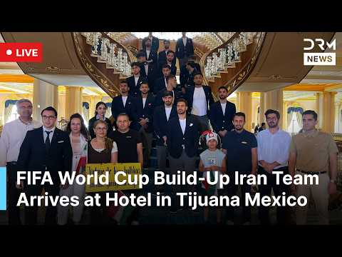 LIVE: Iran Team Arrives in Mexico Ready for World Cup 2026 Group G Matches | DRM News | AD14