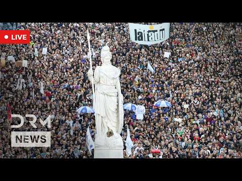 LIVE: Ni Una Menos Leads Protest Rally Against Milei Government in Buenos Aires | AM1E