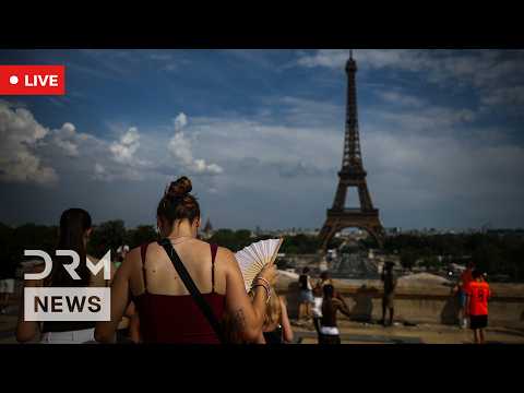 LIVE: Parisians Seek Relief from Extreme Heat as Red Weather Warning Issued for Capital | AL1G