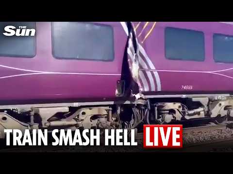 LIVE: Two trains crash in horror rush hour smash as passengers left ‘bloodied & seriously injured’