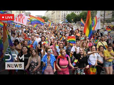 LIVE: Warsaw Marks 25 Years of Pride Parade in Historic LGBTQ+ Celebration | AQ1B