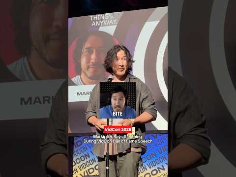 Markiplier Gets The Bite of ‘87 aka VidCon Hall of Fame Award | #vidcon2026