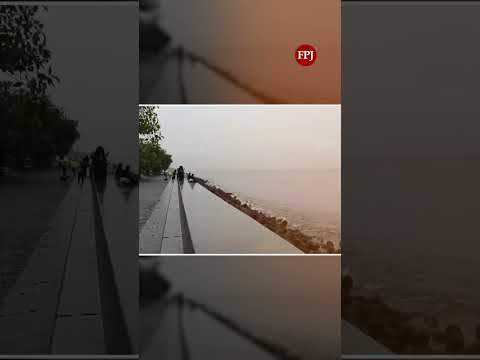 Morning Scenes from Marine Drive as Heavy Rain Continues to Lash Mumbai
