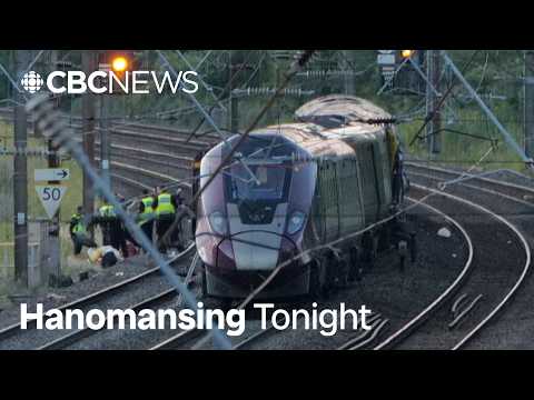 One person killed in a train crash north of London, UK | Hanomansing Tonight