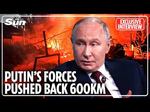 Putin's forces'RETREAT from stronghold' as Ukraine turns tide and recaptures 600km of land