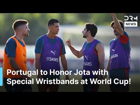 Ronaldo & Portugal Pays Emotional Tribute to Diogo Jota Before World Cup 2026 Campaign | AD1Z