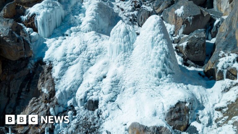 The artificial ice pyramids saving India's mountain villages
