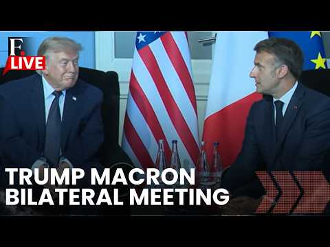 Trump Macron LIVE: US President Trump and President Macron Hold Bilateral Meeting