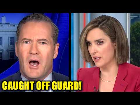 Trump Stooge CRUMBLES when Reporter Doesn't Back Down