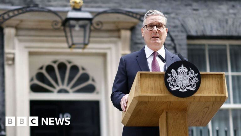 Watch and read Starmer's resignation speech in full