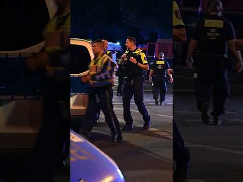 A city-wide “manhunt” has begun in Berlin after an attack at the city’s annual Pride festival.