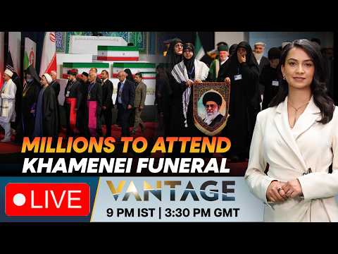 Ali Khamenei Funeral LIVE: Iran Locks Down Cities As Foreign Leaders Arrive | Vantage on Firstpost