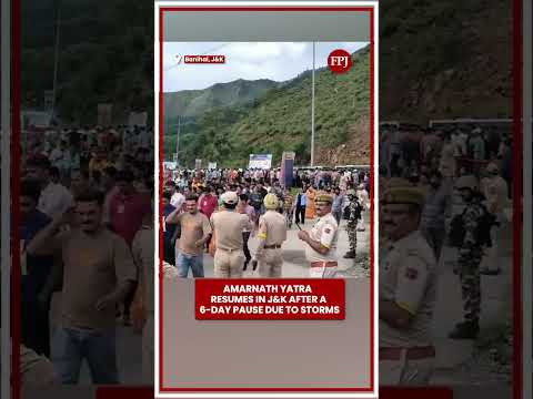 Amarnath Yatra Resumes After 6-Day Weather Halt: Fresh Batch Leaves From Jammu