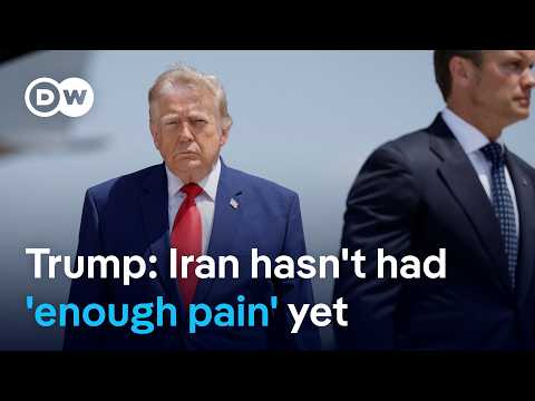 As US forces struck targets in Iran again, President Trump hints there's more to come | DW News