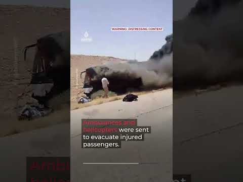 At least 35 killed after two buses collide in eastern Syria